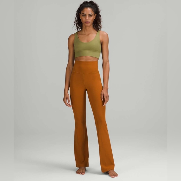 lululemon athletica Pants - Lululemon Groove Super-High-Rise Flared Pant Nulu - Butternut